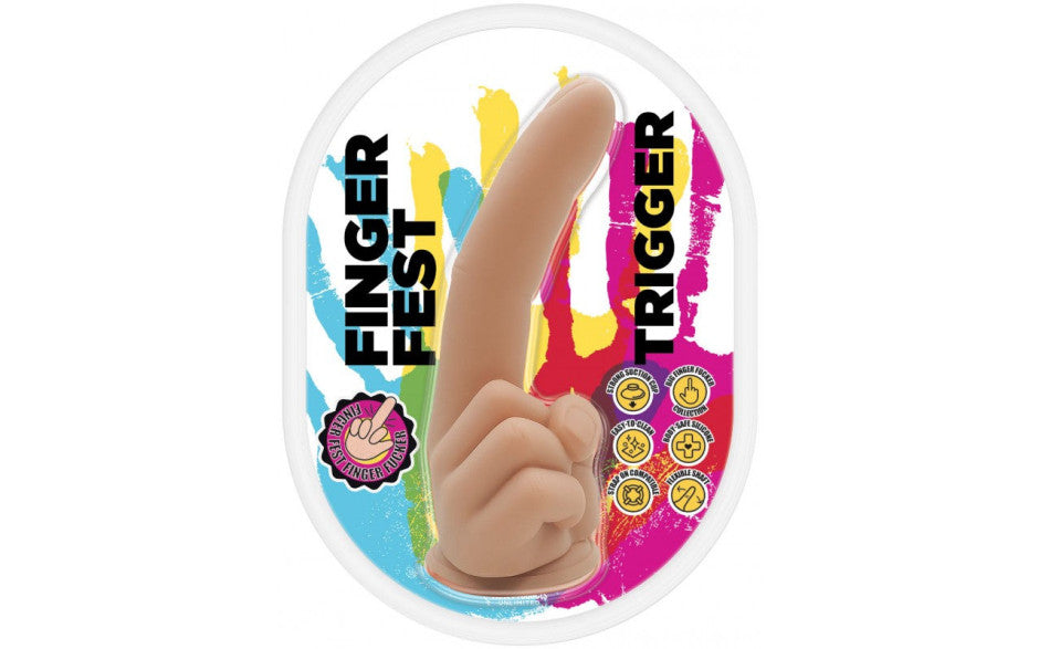 Hott Products | Finger Fest - Hilarious Finger Shaped Novelty Dildo Flesh