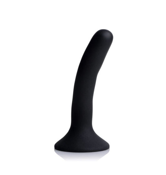 Strap U Black Silicone Strap-On Dildo Small