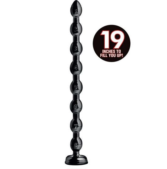 Hosed 19" Beaded Anal Snake