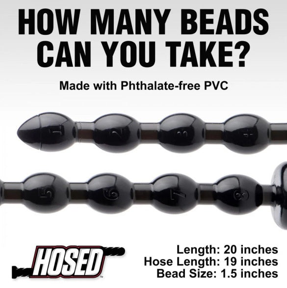 Hosed 19" Beaded Anal Snake