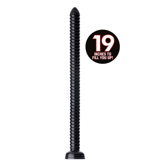 Hosed 19" Ribbed Anal Snake