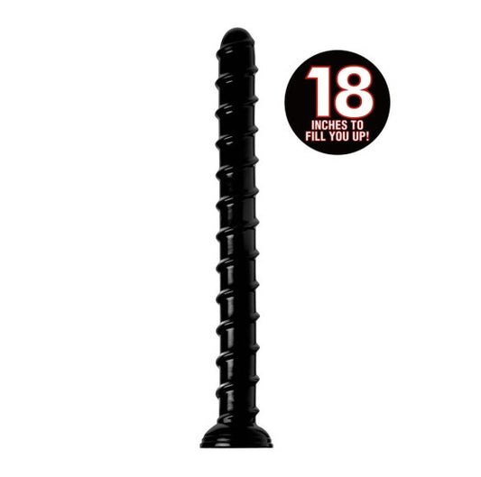Hosed 18" Swirl Thick Anal Snake