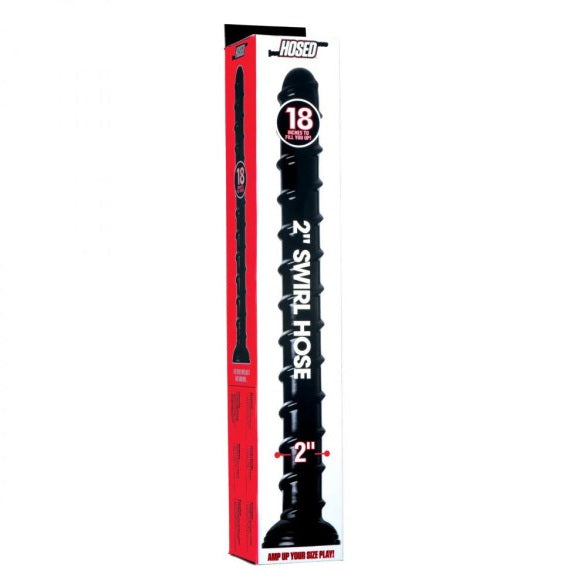 Hosed 18" Swirl Thick Anal Snake