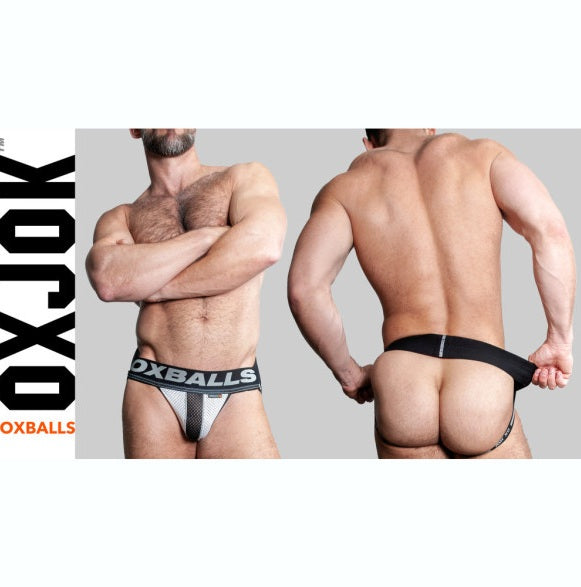 OxBalls Airmesh Swagger Jockstrap Ice White Size S/M/L/XL