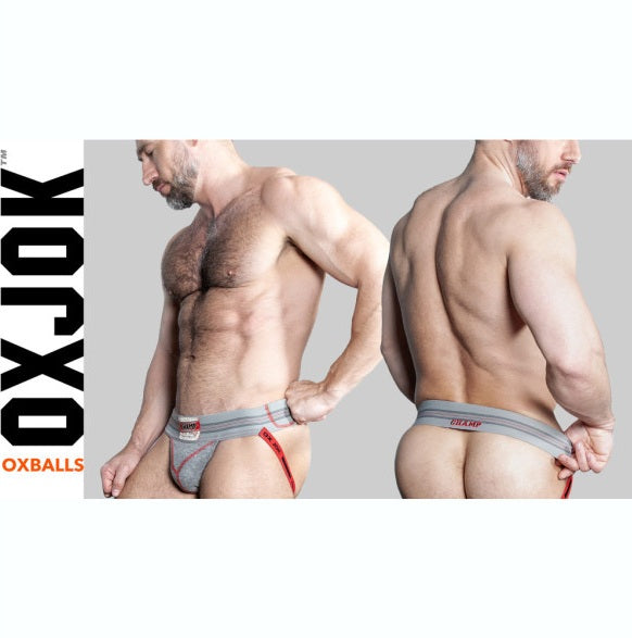 OxBalls Champ Vintage Jockstrap Gray Heather Size S/M/L/XL