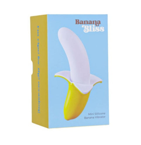BMS Banana Bliss 13cm Silicone Slimline Vibrator Massager