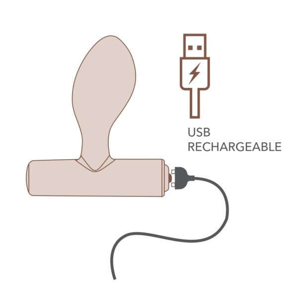 Rocks Off Nova Orbital Butt Plug Prostate Vibrator Blue