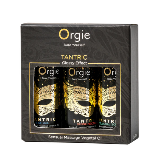 Orgie Tantric Mini Size Collection Sensual Massage Oils 3x30ml