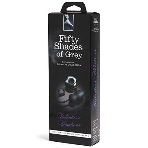 Fifty Shades Of Grey Relentless Vibrator Rechargeable Remote Control Egg