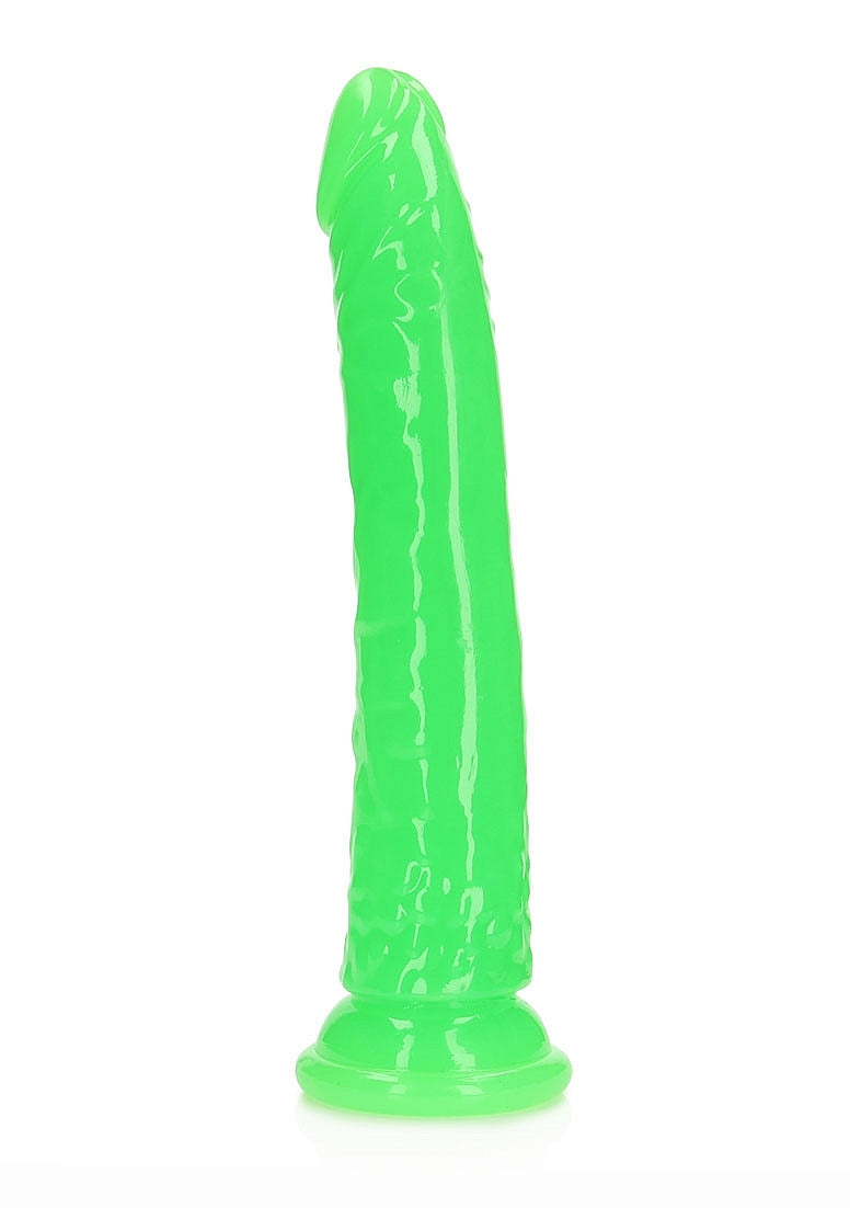 Shots Toys | REALROCK 28cm Slim Glow in the Dark Neon - Green (10") Dildo Dong