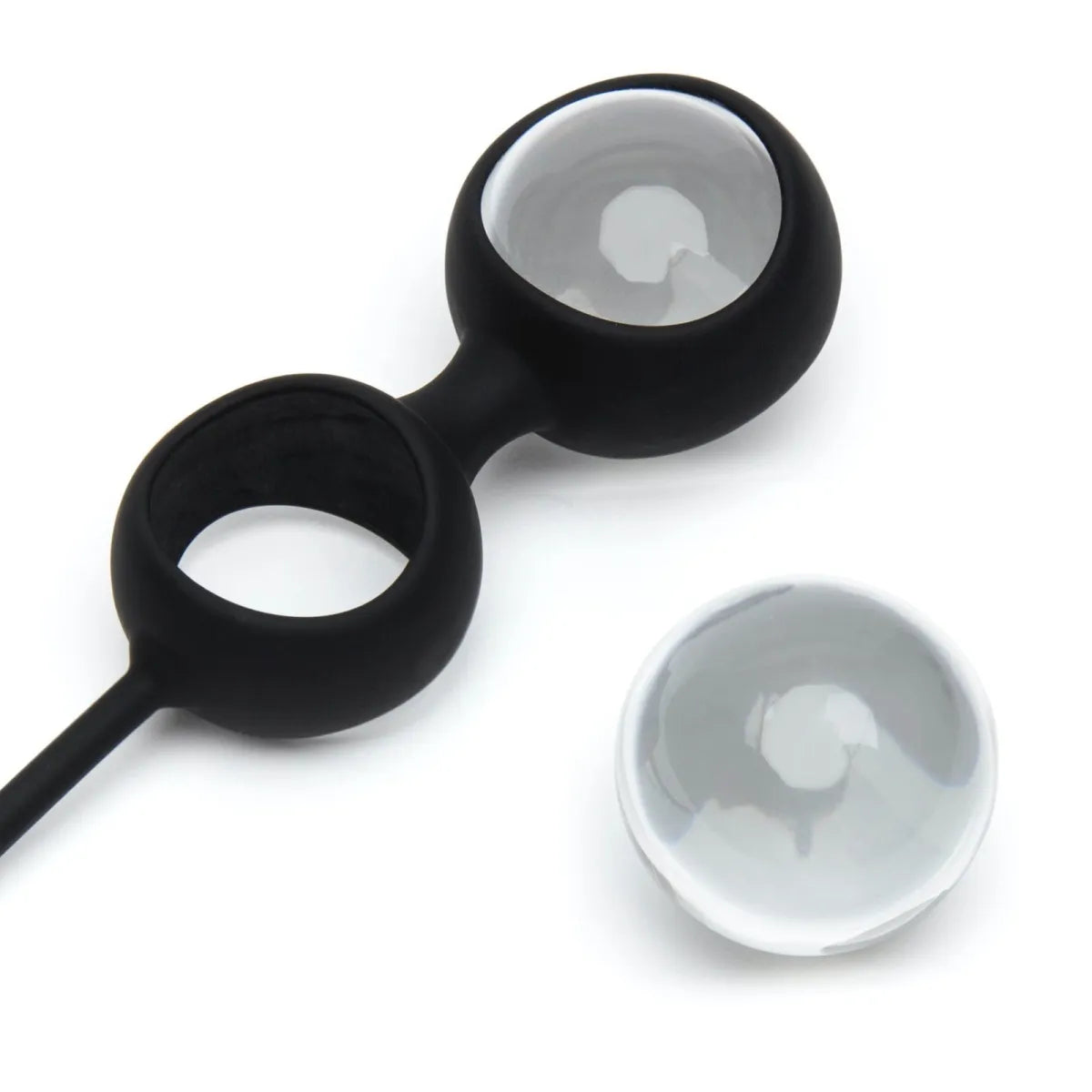 Fifty Shades of Grey Inner Goddess Glass Pleasure Balls 77g Black