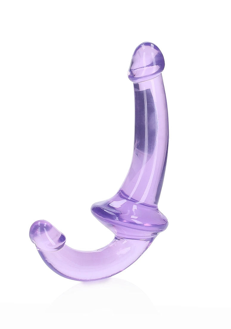 Shots Toys | REALROCK Crystal Clear 6" Strapless Strap On - Purple