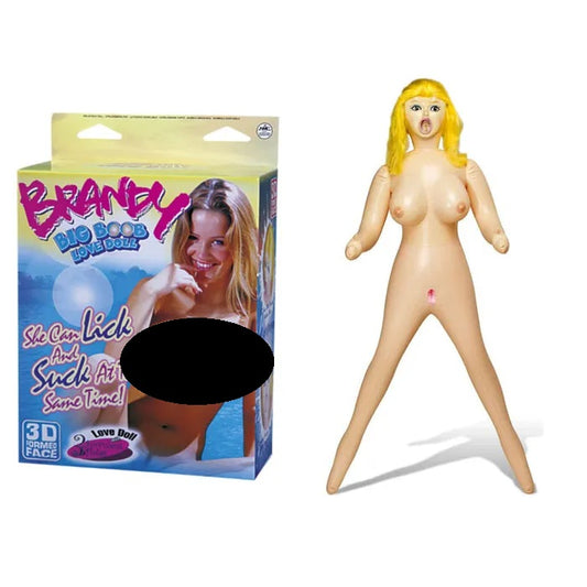 Excellent Power | Brandy Big Boob Inflatable Love Doll with Open Mouth