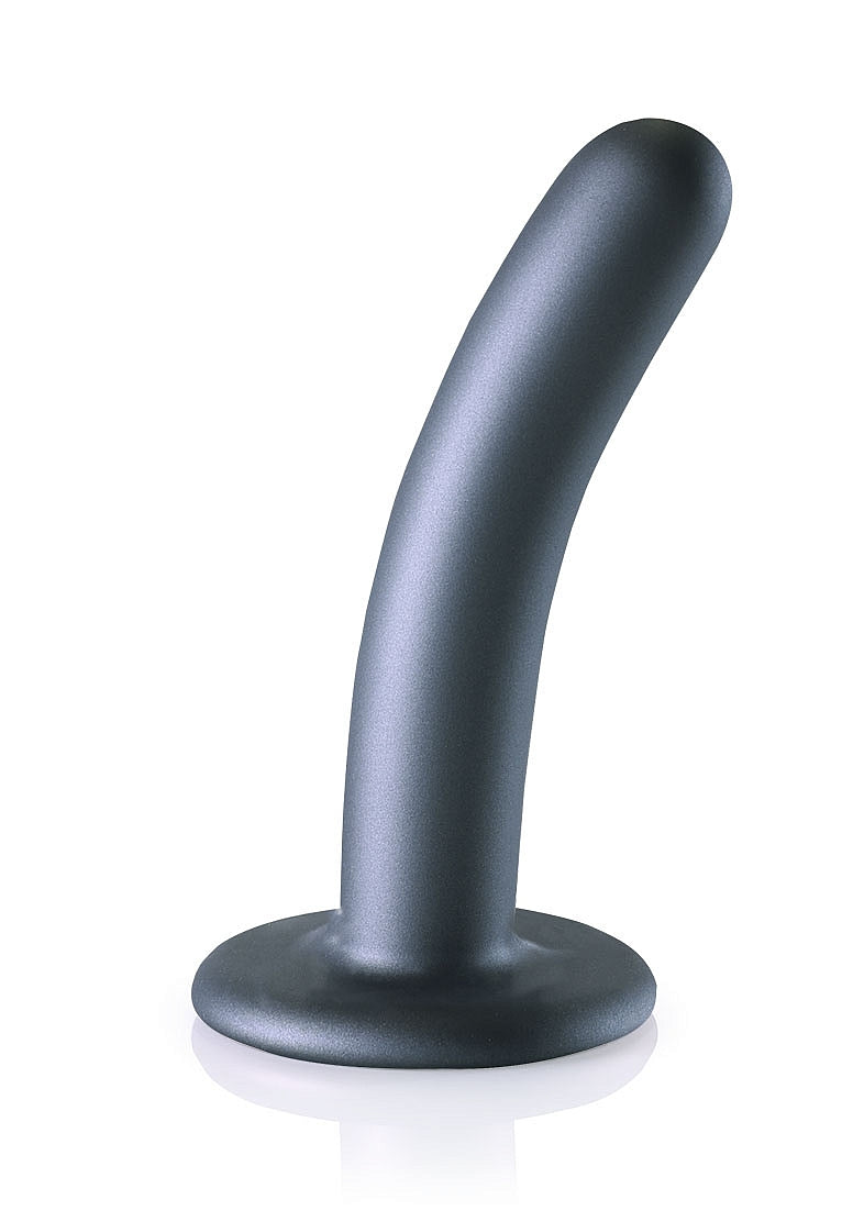 Shots Toys | OUCH! Smooth G-Spot Dildo - 5" / 12 cm - Gun Metal