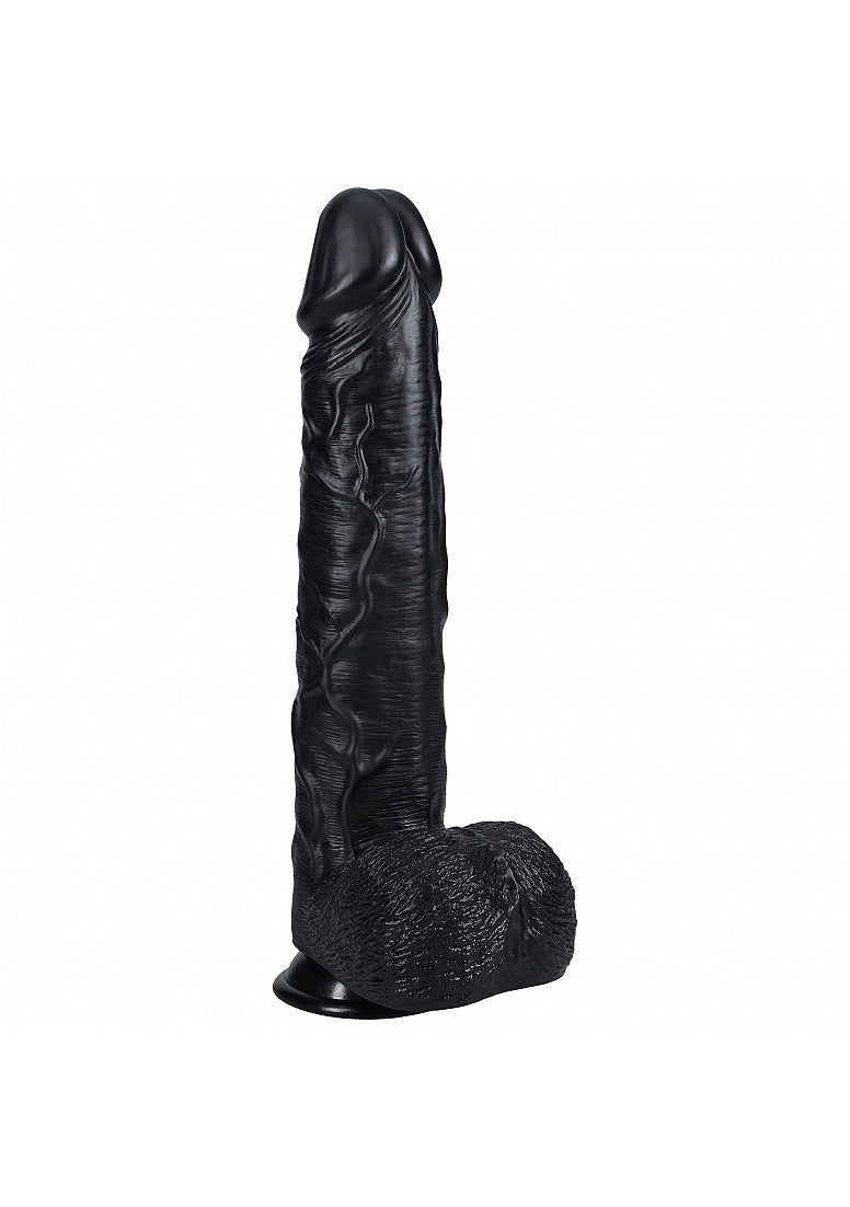 Shots Toys | REALROCK - Realistic Extra Long Dildo with Balls 13" / 33cm - Black