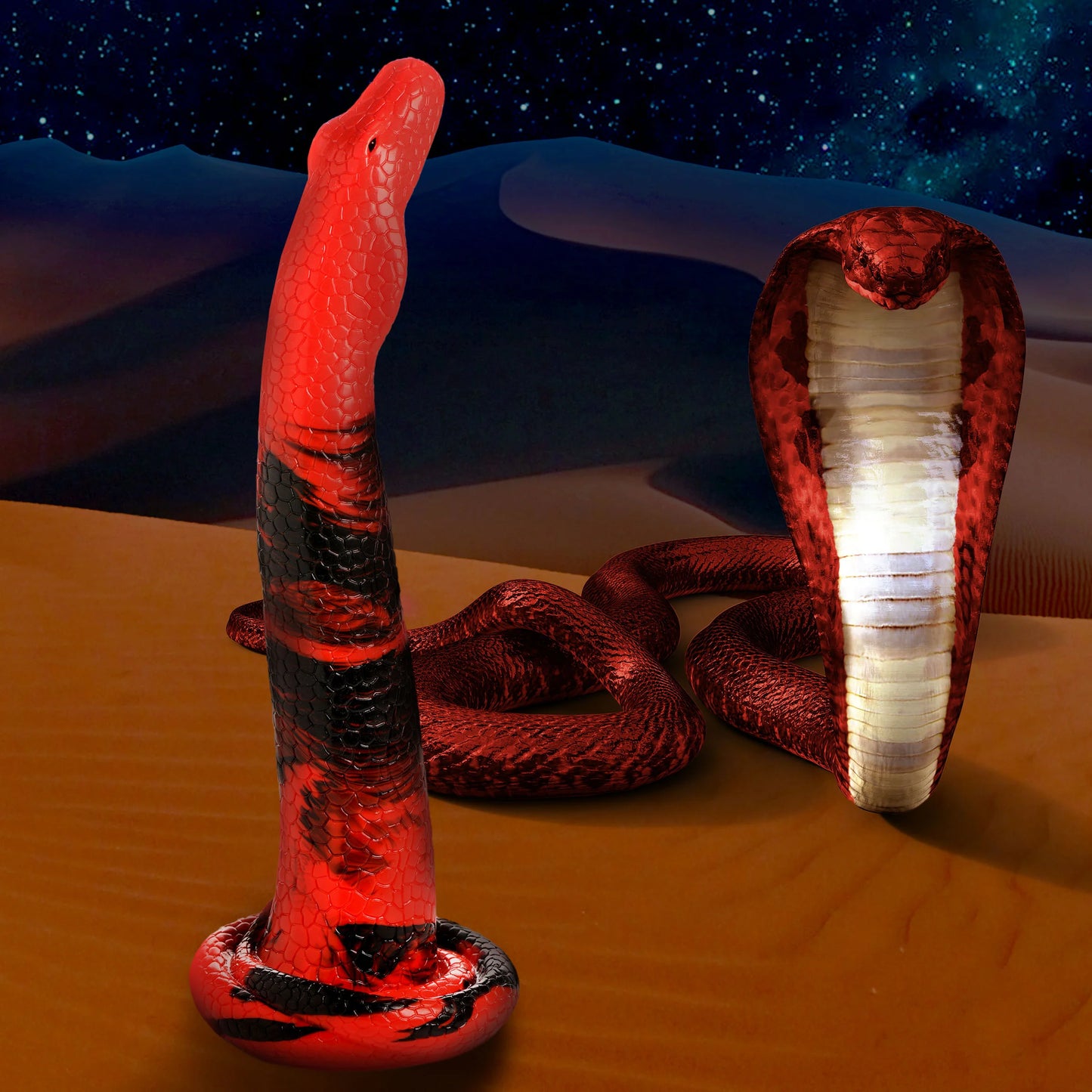 Creature Cocks King Cobra - Large 14" Long Silicone Dong