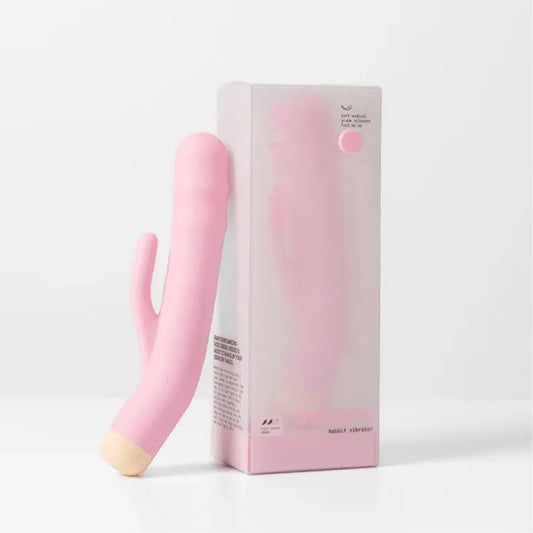 Girls Get Off - DeeDee Pink 19cm Thrusting Rabbit Vibrator