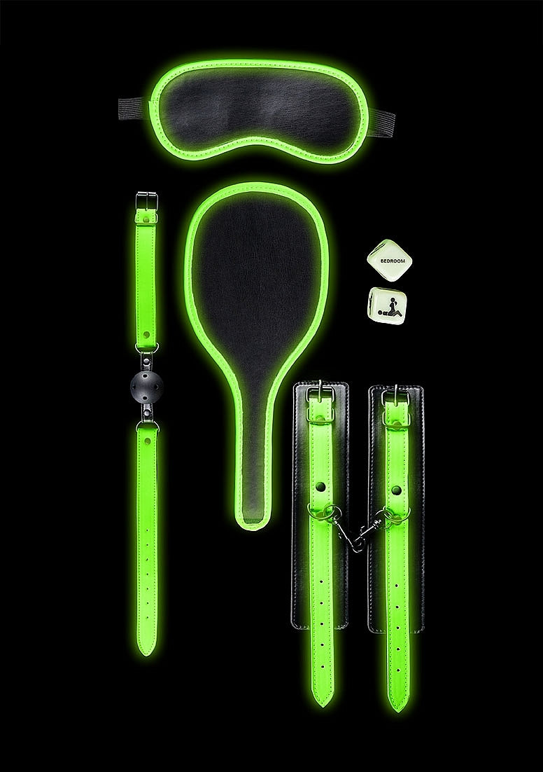 Shots Toys | Ouch! Bondage Kit #1 - Glow in the Dark