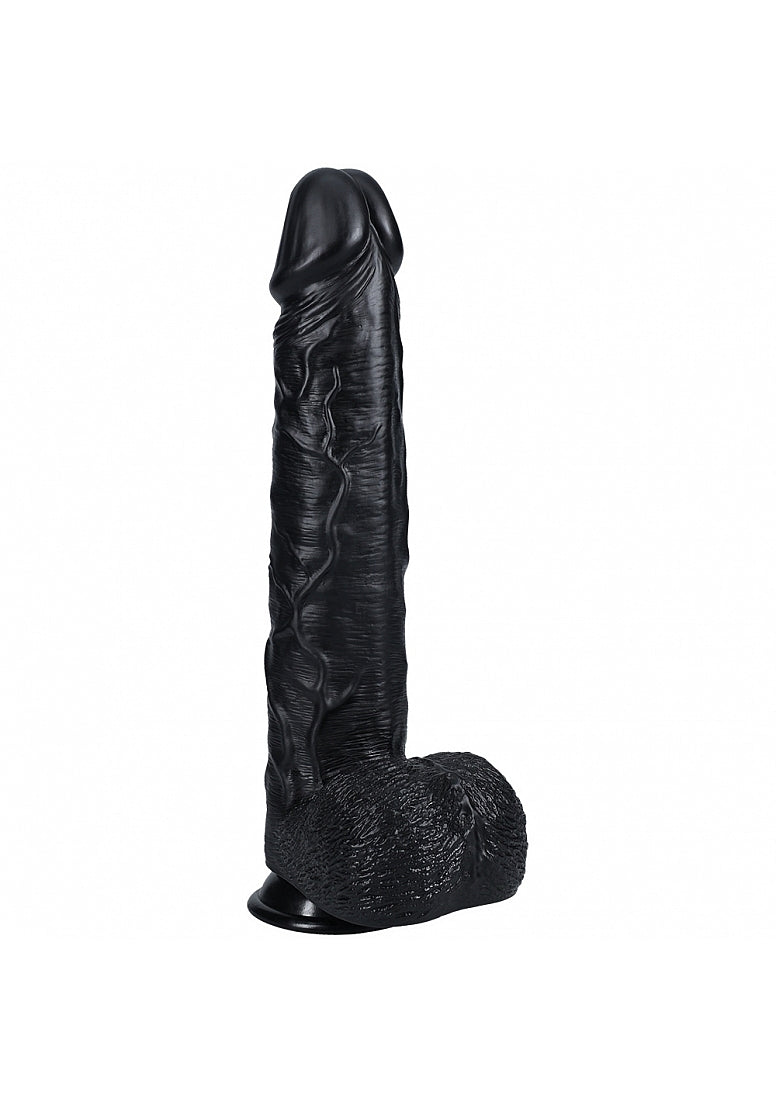 Shots Toys | REALROCK - Realistic Extra Long Dildo with Balls 14" / 35.5cm - Black