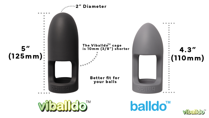 Nadgerz Inc | Viballdo The Vibrating Balldo - Black