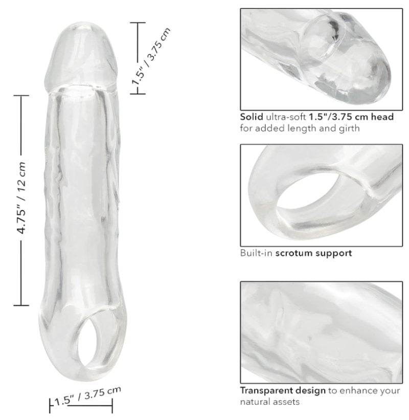Calexotics Performance Maxx Clear Extension 6.5"
