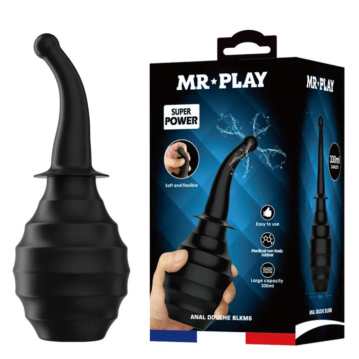 Pretty Love Mr. Play Anal Douche Enema BLKM6 Black