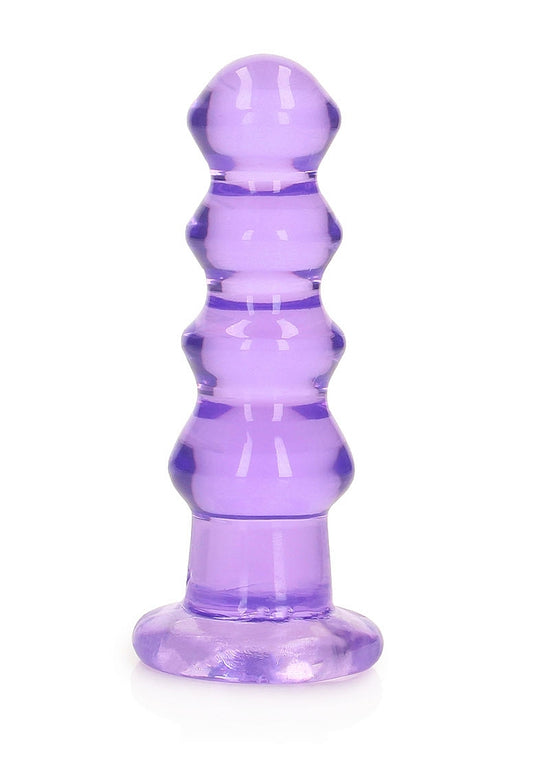 Shots Toys | REALROCK Crystal Clear 5.5" Curvy Dildo/Plug - Purple