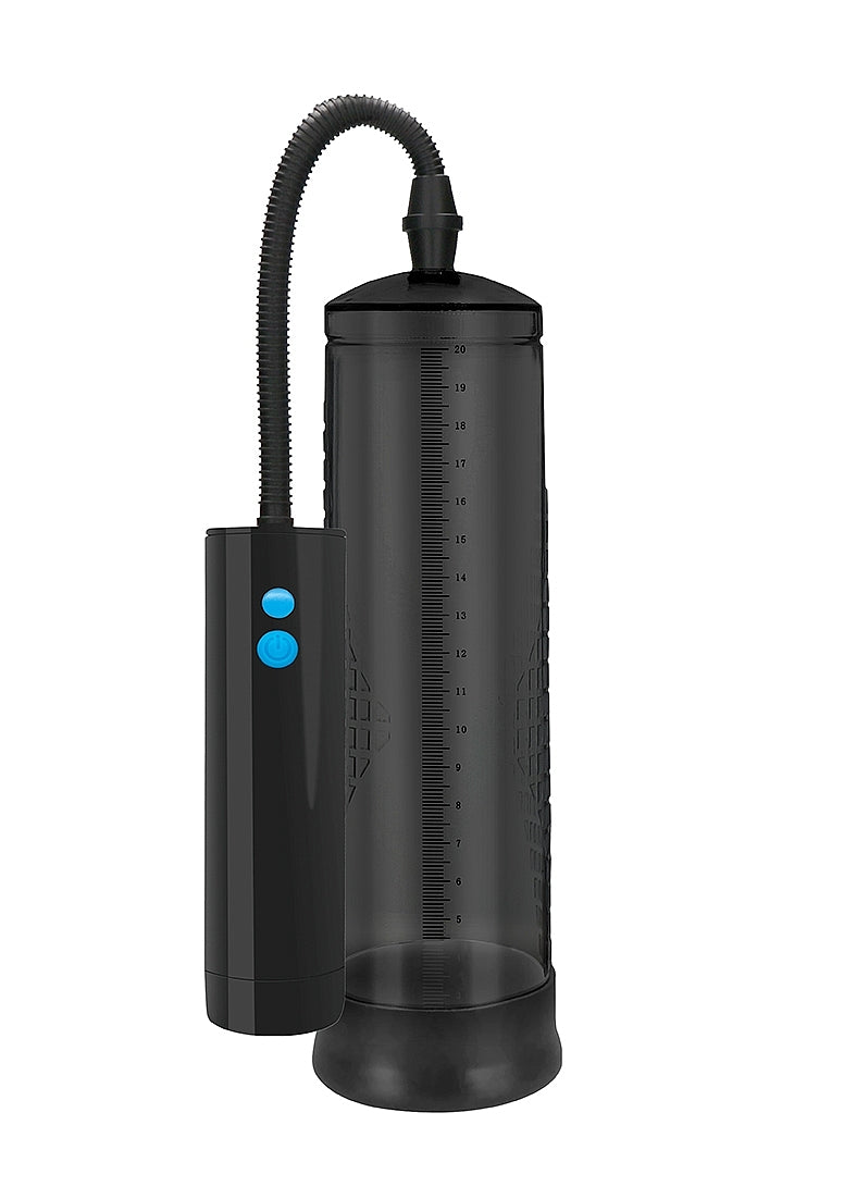 Shots Toys | PUMPED Extreme Power Rechargeable Auto Pump Black