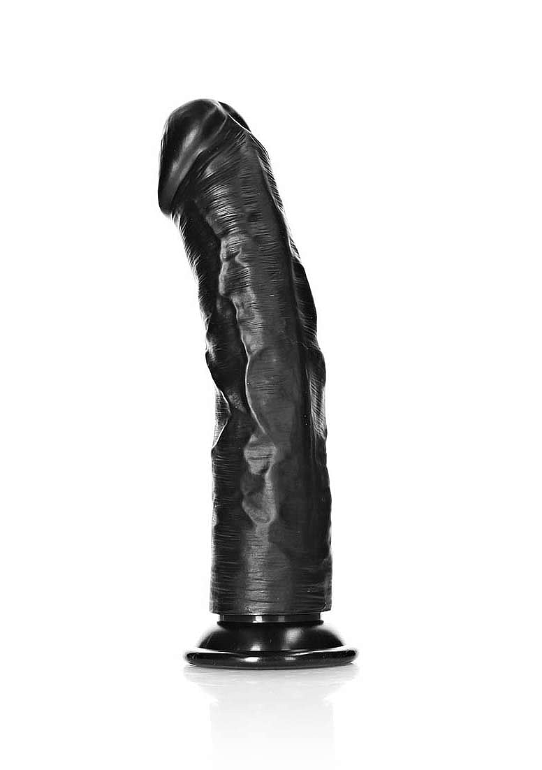Shots Toys | REALROCK Realistic Regular Curved Dildo - Black 25.5cm (10") Dong