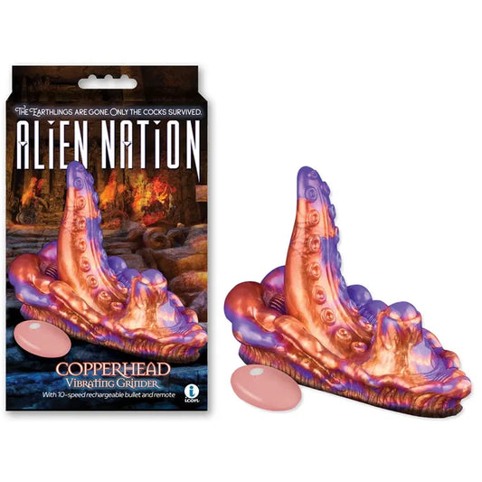 Icon Brands | Alien Nation - Copperhead Vibrating Fantasy Grinder Pad with Remote