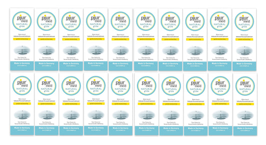 Pjur Med Natural Glide Water Based Lubricant Sachets 20 x 2ml - 20 Pack