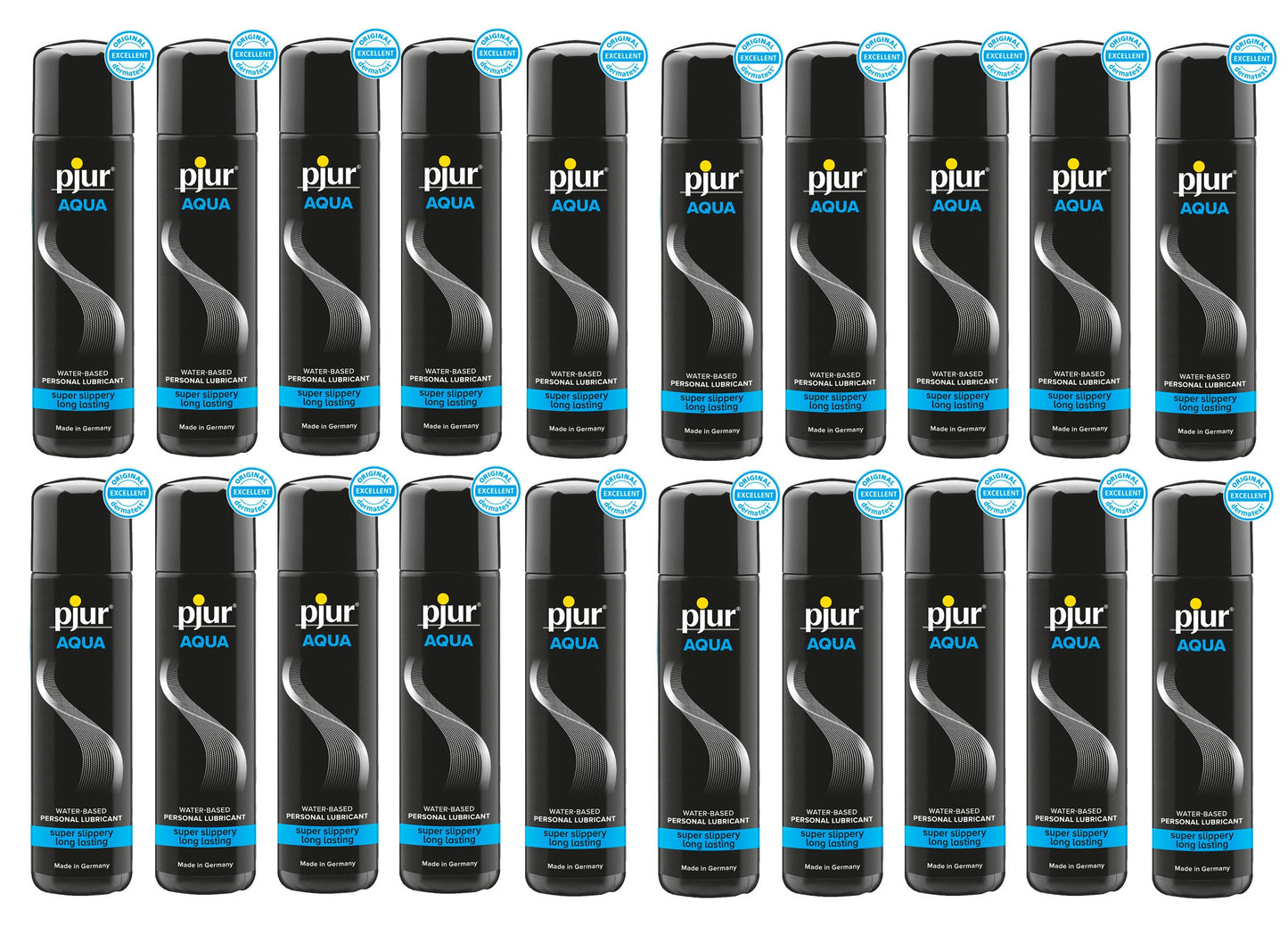 Pjur Aqua Water Based Lubricant Sachets 20 x 2ml - 20 Pack