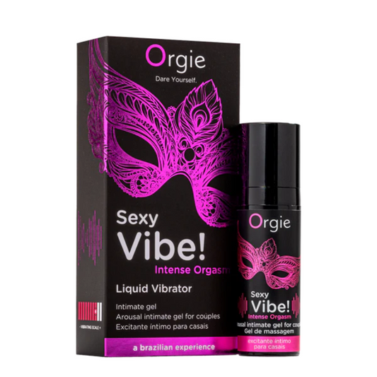 Orgie Sexy Vibe! Intense Orgasm Liquid Vibrator Arousal Gel 15ml