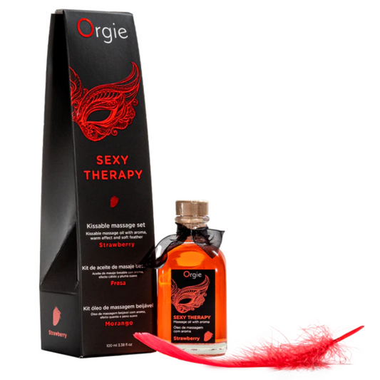Orgie Sexy Therapy Strawberry Kissable Massage Oil 100ml