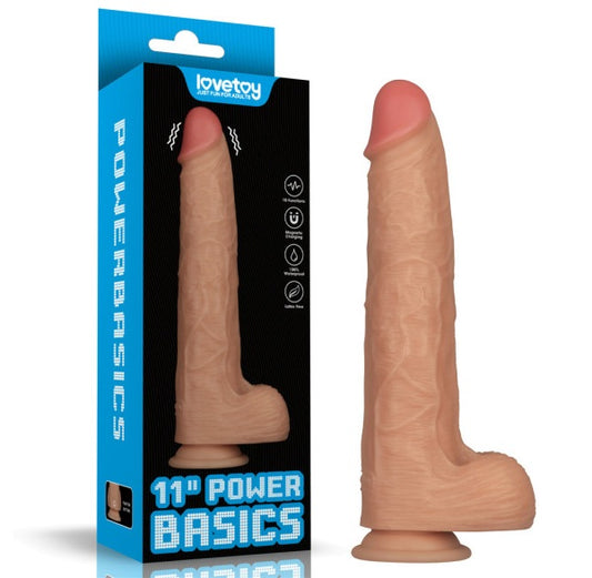 Lovetoy 11" Vibrating USB Power Basics Cock
