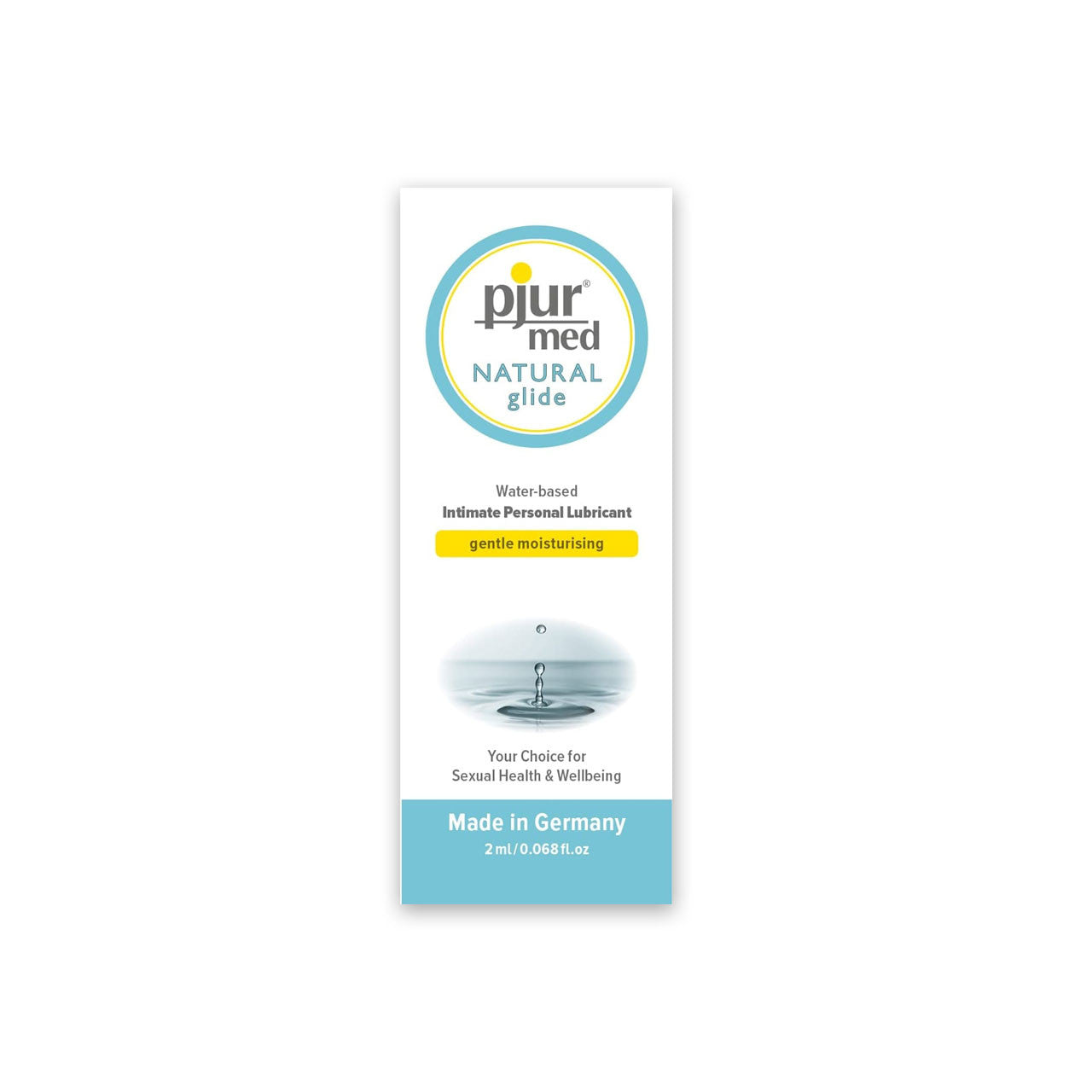 Pjur Med Natural Glide Water Based Lubricant Sachets 20 x 2ml - 20 Pack