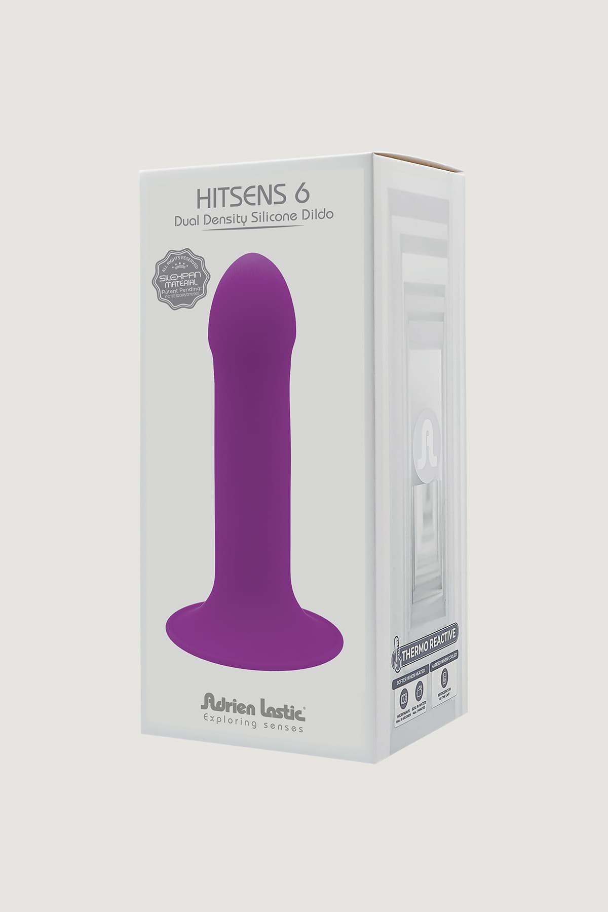 Adrien Lastic Hitsens 6 - 5" Purple Premium Double Density Dildo