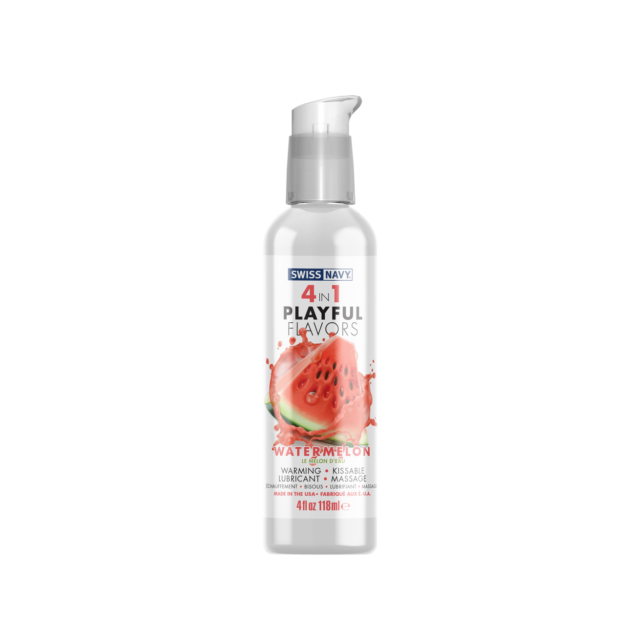 Swiss Navy Playful Flavours 4 In 1 Watermelon 4oz/118ml