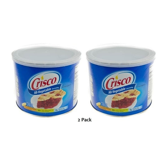 Crisco All-Vegetable Shortening Canister 2x440g - 2 Pack