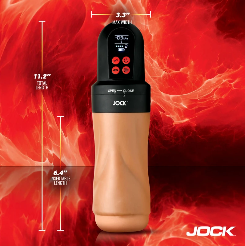 Curve Toys | JOCK Spinning, Thrusting, & Sucking Masturbator