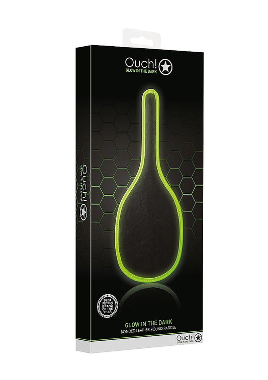 Shots Toys | OUCH! Round Paddle - Glow in the Dark