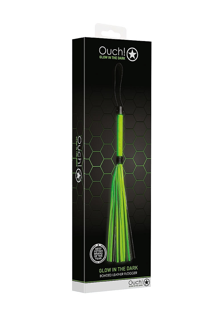 Shots Toys | OUCH! Flogger - Glow in the Dark