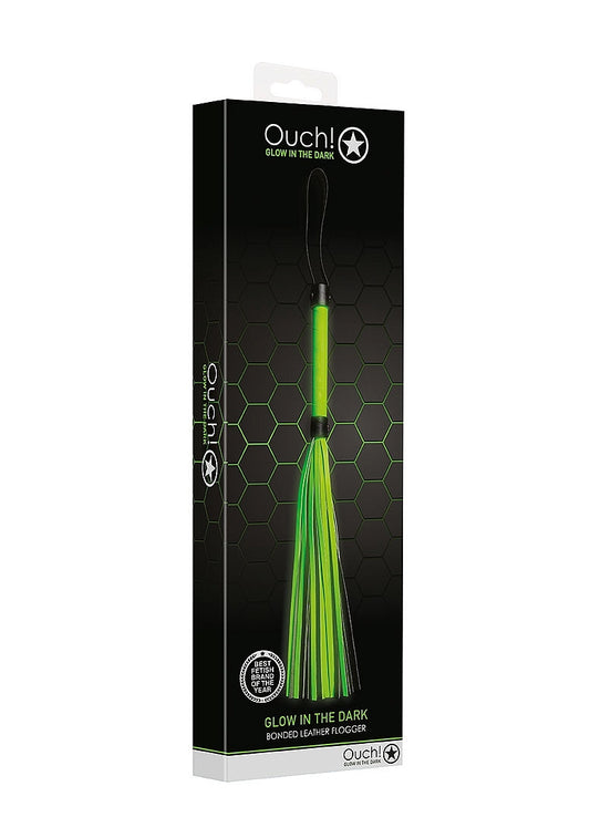 Shots Toys | OUCH! Flogger - Glow in the Dark