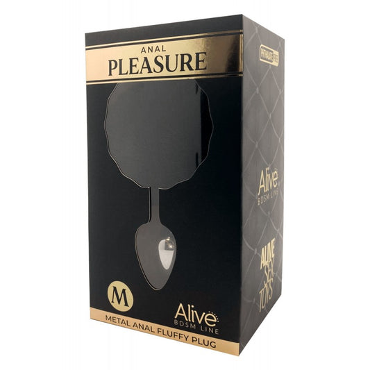 Adrien Lastic Alive Metal Fluffy Plug Black - M