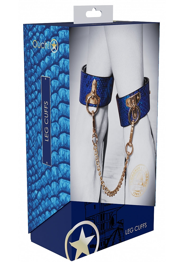 Shots Toys | Ouch! Florence Collection - Leg Cuffs Ouch! - Blue