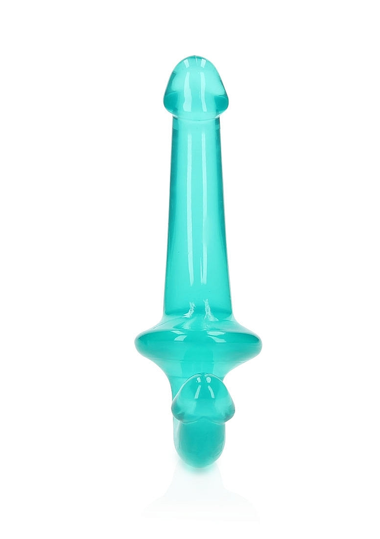 Shots Toys | REALROCK Crystal Clear 6" Strapless Strap On - Turquoise