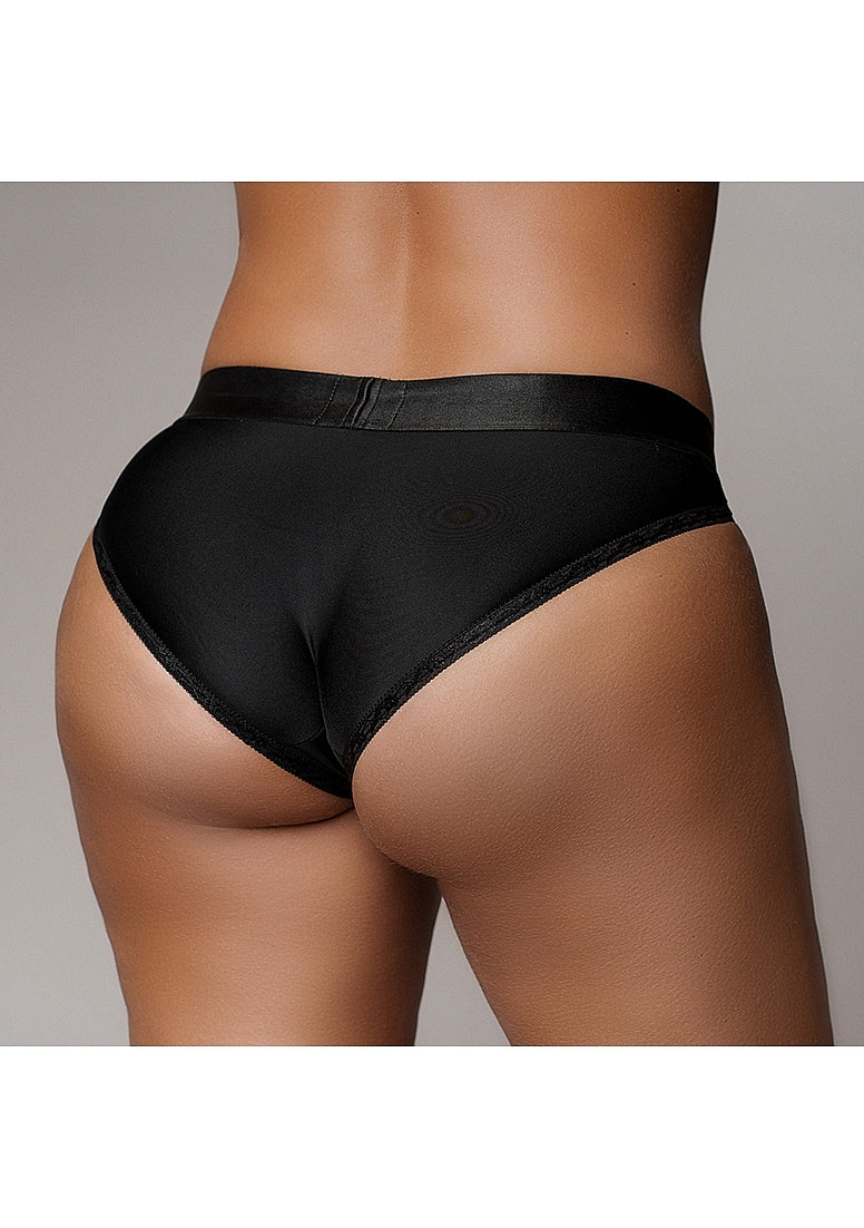Shots Toys | OUCH! Vibrating Strap-on Hipster - Black - Size XL/XXL