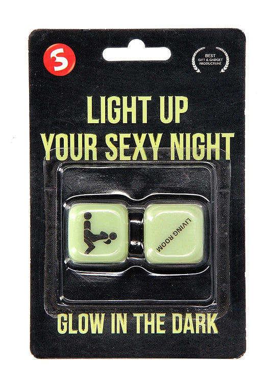 Shots Toys | Light Up Your Sexy Night Dice - Glow in the Dark