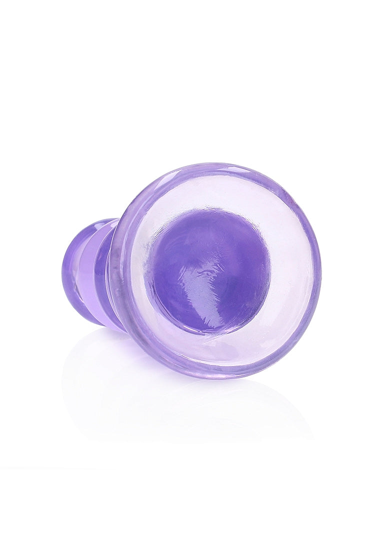 Shots Toys | REALROCK Crystal Clear 5.5" Curvy Dildo/Plug - Purple