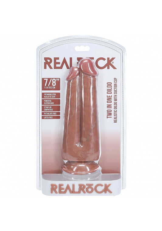 Shots Toys | REALROCK - Two in One 7"/8" Realistic Dildo - Tan